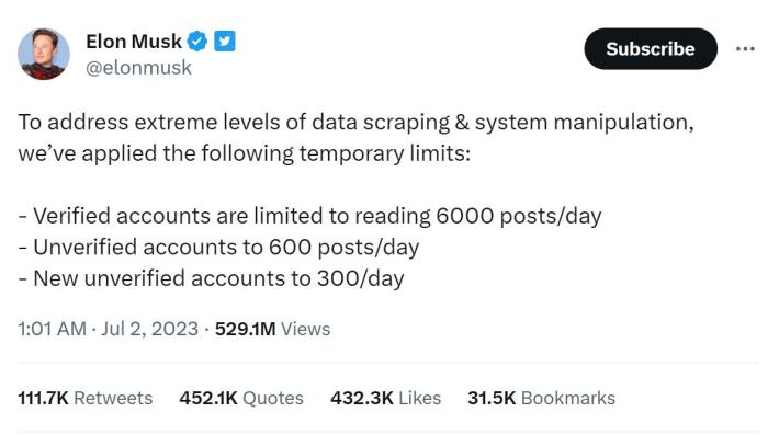 Image source: Screenshot of Musk's Twitter account