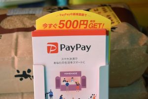 PayPay app leaflets are displayed at the rice dealer's shop Mikawaya, in Tokyo, Japan June 7, 2021