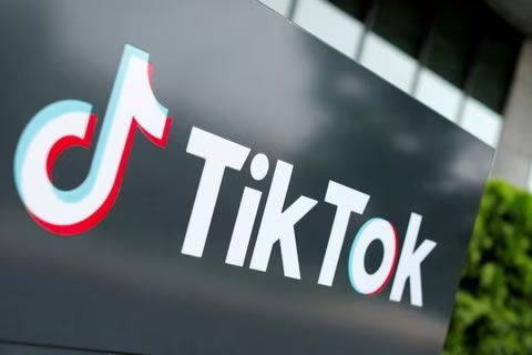 The TikTok logo is pictured outside the company's U.S. head office in Culver City, California, U.S., September 15, 2020. REUTERS/Mike