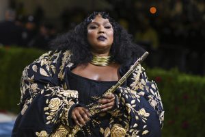 Lizzo at the Met Gala in New York in May 2022.Anthony Behar / Sipa USA via AP file